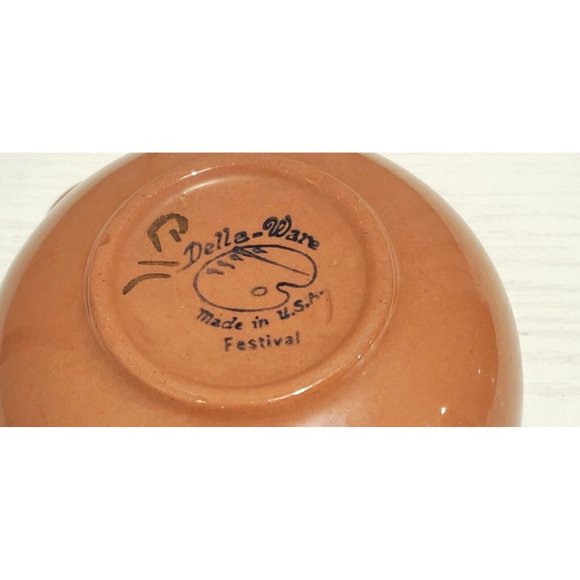 Set of 2 Vintage STANGL Pear And Cherries  Soup Bowls with Handles - Picture 6 of 6